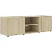 vidaXL Armoire TV Chêne Sonoma 120x34x37 cm Bois composite