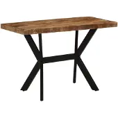 vidaXL Table de salle à manger 110x55x75 cm en bois massif de manguier