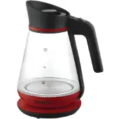 Prime3 kettle SEK51RD red, Bouilloire électrique, Rouge, Transparent