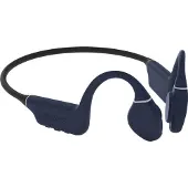 Creative Labs Outlier Free Pro+ - Casque avec micro - oreille ouverte - placé derrière la nuque - Bluetooth - sans fil - bleu minuit, noir mat (51EF1081AA001)