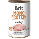 Brit Mono Protein Turkey - nourriture monoprotéinée à base de dinde - 6x400 g