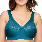 Glamorise 1000 Full Coverage Bra, Bleu pétrole, 145I Femme