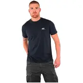 Alpha industries T-Shirt bleu foncé / blanc