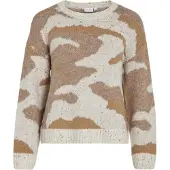 Vila Pull VIJEMMA  femmes - Beige - EU XL