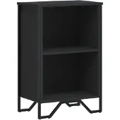 vidaXL Bibliothèque noir 50x31x74,5 cm bois d'ingénierie