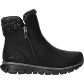 SKECHERS Synergy - Lovely Collab Enkellaarsjes Plat - Zwart - Maat 39