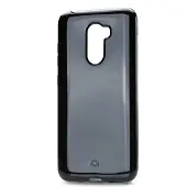 Mobilize Coque arrière TPU - - Pocophone F1 - Noir - Bords surélevés - Découpes utiles - Souple - Durable