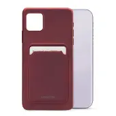 Mobilize Pochette en gélatine pour cartes (Apple iPhone 11), Coque pour téléphone portable, Rouge