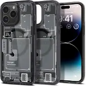 Spigen ACS05539 étui pour téléphone mobile (6.7") Couverture Noir, Blanc (Apple iPhone 14 Pro Max), Coque pour téléphone portable, Noir, Blanc, Gris