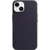 Apple Coque Leather MagSafe pour iPhone 14 Plus - Ink