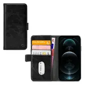 Mobilize Portefeuille Elite Gelly (Apple iPhone 12 Pro Max), Coque pour téléphone portable, Noir