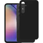 Just in Case TPU Back Cover Noir Samsung Galaxy A55 (Samsung Galaxy A55), Coque pour téléphone portable, Noir