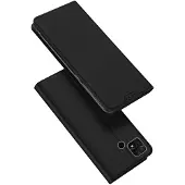 DUX Poco C40 cover with flip card wallet stand (Xiaomi Poco C40), Coque pour téléphone portable, Noir