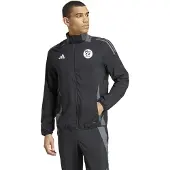 Adidas Veste de présentation Homme FAF Algérie FC 24/25 Noir/Team Dark Grey