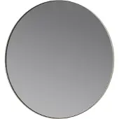 Blomus Miroir mural RIM, miroir rond, acier avec revêtement en poudre, couleur "Ashes of roses", diamètre 50 cm, référence 66001