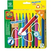 SES Creative Stylos SES à prise triangulaire