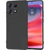 Techsuit - SoftFlex - Motorola Edge 50 Pro - Black (Motorola Edge 50 Pro), Coque pour téléphone portable, Noir