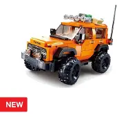 Sluban Model Bricks Tank 300 Suv 302 Pièces Golden Golden One Size