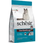 Schesir Adult Sterilized & Light Rich Fish Cat Food 10kg Clair 10kg
