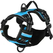 Flamingo Balou Dog Harness Bleu 30-45 cm x 15 mm