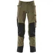 Mascot Knee Pad Pockets Advanced 17179 Big Pants Vert 42 / 32 Homme