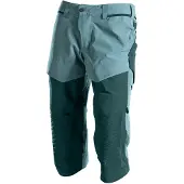 Mascot Knee Pad Pockets Customized 22249 3/4 Pants Vert 58 Homme