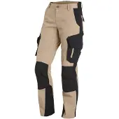 FHB Pantalon de travail femme "ALMA" beige, noir taille 36 (36)