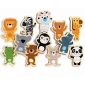 Djeco Jeu de magnets Animaux amicaux,