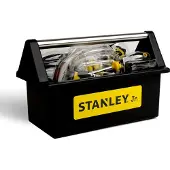 Stanley Jr. Open Toolbox + 5 Pc Toolset Educational Toy Jaune Enfants