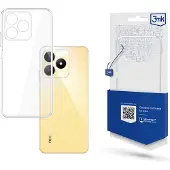 3mk Protection Étui transparent Realme C53 (Realme C53), Coque pour téléphone portable, Transparent