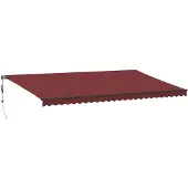 vidaXL Store automatique rouge bourgogne 600x300 cm