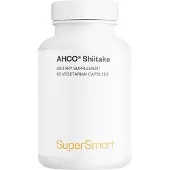 SuperSmart AHCC Shiitake Dietary Supplement - 60 Gél. Vég.
