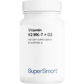 SuperSmart Vitamin K2 MK-7 + Vitamin D3 Dietary Supplement - 60 softgels