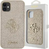 GUESS Guhcn61hg4sgd Iphone 11xr 6.1 Big 4g Phone Case Clair