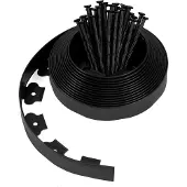 OEM Bordure de jardin flexible en PE - Noir