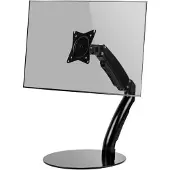 MonLines MTH002B Support de moniteur inclinable/pied de support (Tables, 27", 6.50 kg), Support de moniteur, Noir