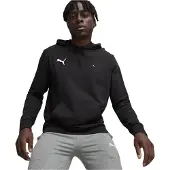 Puma Sweat de sport 'Team Goal' noir / blanc