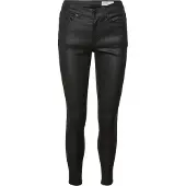 Vero Moda Flash Skinny Coated Jeans Schwarz L / 32 Frau Schwarz L