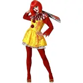 Atosa Costume De Femme Halloween Clown