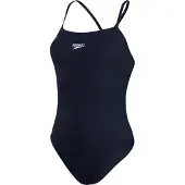 Speedo Eco Endurance+ Thinstrap Swimsuit Bleu UK 36 Femme