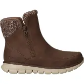 SKECHERS Synergy - Lovely Collab Enkellaarsjes Plat - cognac - Maat 36