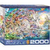 Eurographics Licorne - monde de rêve 2000 pièces puzzle