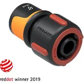Fiskars Raccord tuyau eau Stop 19 mm (3/4) SB (Par 8)