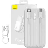 Baseus Powerbank Comet 10000mAh, 22.5W (white)