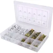 Ks Tools Sortiment Gewindenieten, Stahl und Aluminium, M3x9mm-M10x21mm, 300-tlg. (970.0630)