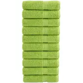 vidaXL Essuie-mains de qualité supérieure SOLUND 10 pcs vert pomme