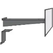 ABUS Miroir pour Slatwall
