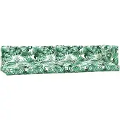 vidaXL Coussins de palette 5 pcs motif de feuilles tissu