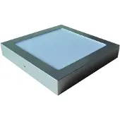 EDM Downlight Led Carré Chrome 20w éclairage Led Moderne Et Puissant 6400k -