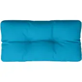 vidaXL Coussin de palette bleu clair 70x40x12 cm tissu